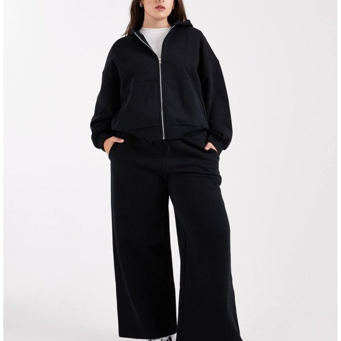 ASOS DESIGN premium heavyweight wide leg