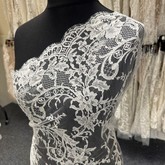 Lace & Beads corset drop hem maxi dress