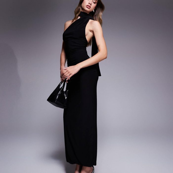 Fashionkilla double sculpted slinky wrap around