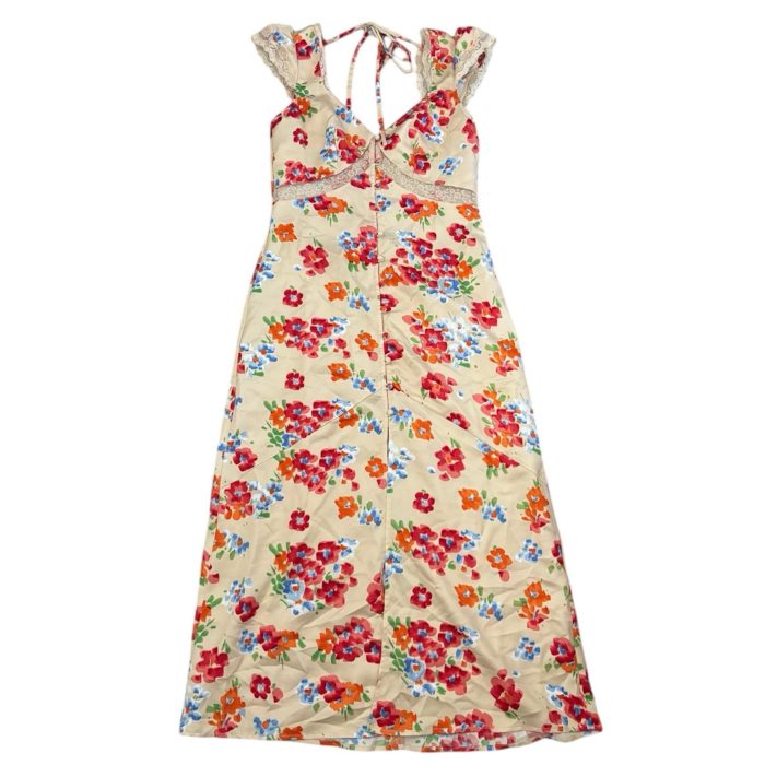 ASOS DESIGN cap sleeve midi tea dress