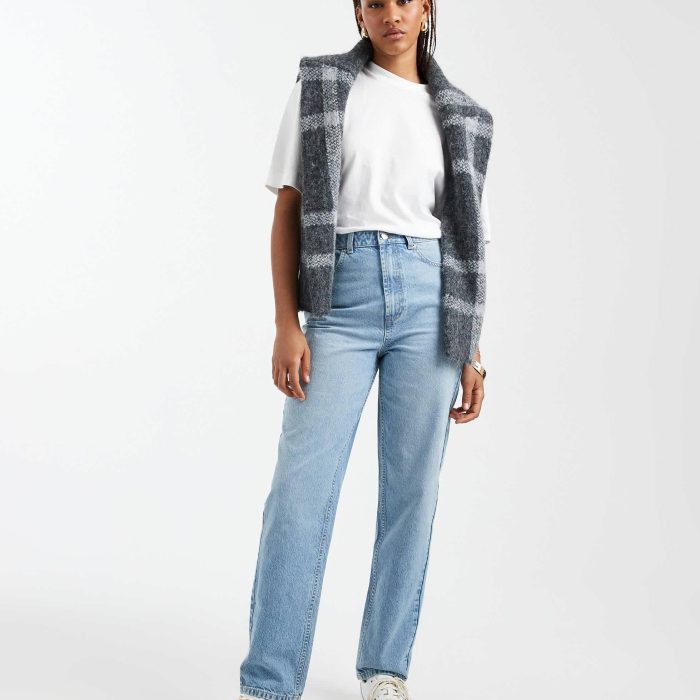 ASOS DESIGN Tall high rise relaxed mom jeans