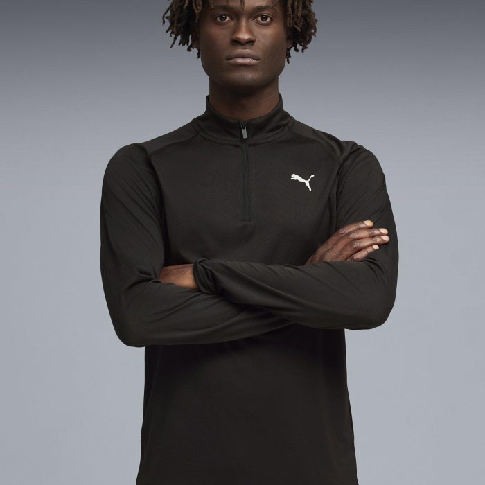 Puma Evolve Training half zip in black